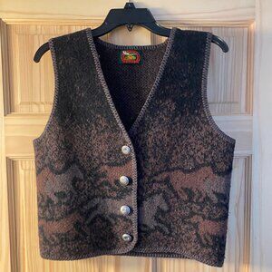 Wild Horses Wool Vest | Fits M/L
